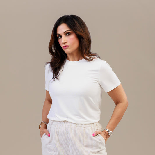 Short Sleeve Crew Neck T-shirt White
