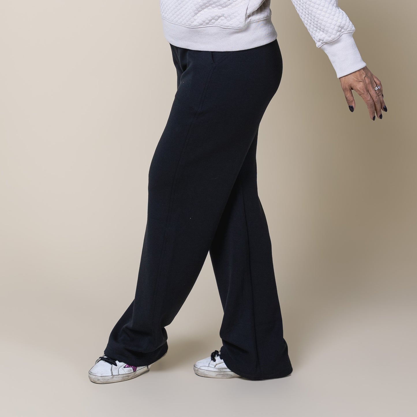 Scuba Straight Leg Sweatpant Black