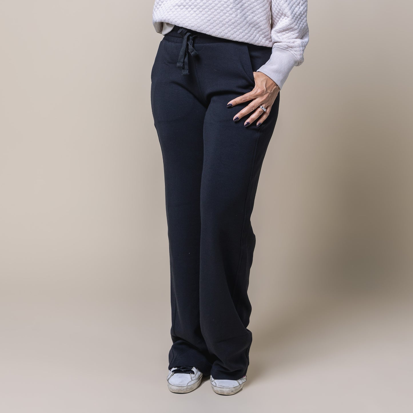 Scuba Straight Leg Sweatpant Black