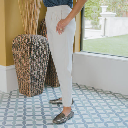 Textured Casual Pants Stone