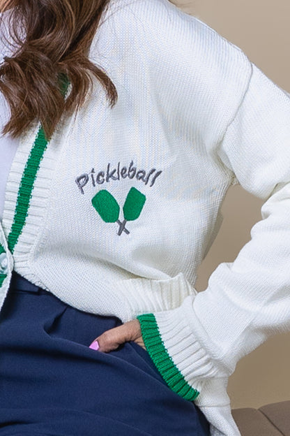 Pickle Ball Cardigan