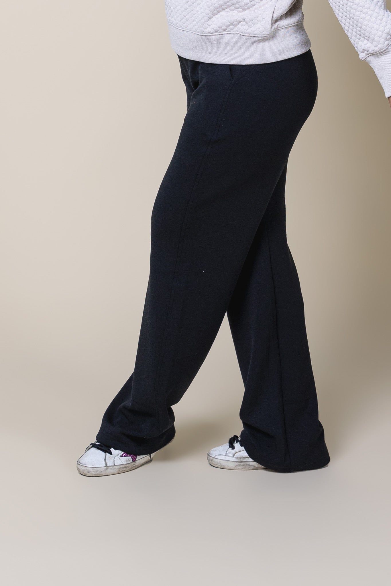 Scuba Straight Leg Sweatpant Black