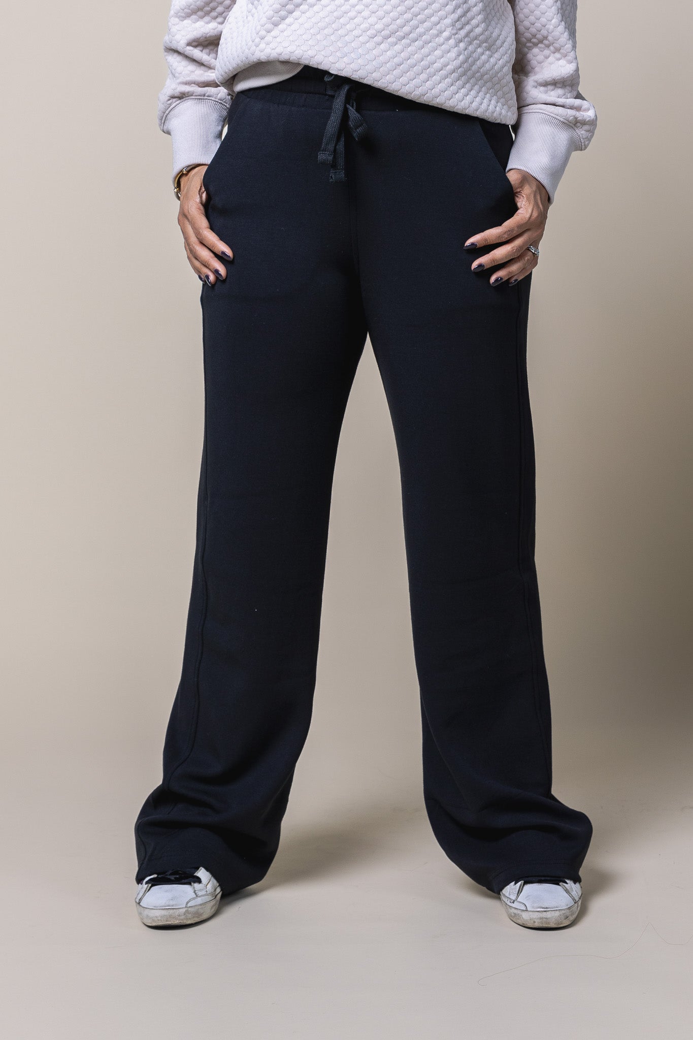 Scuba Straight Leg Sweatpant Black