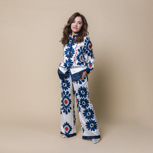 Floral Co-ord Wide Leg Pants
